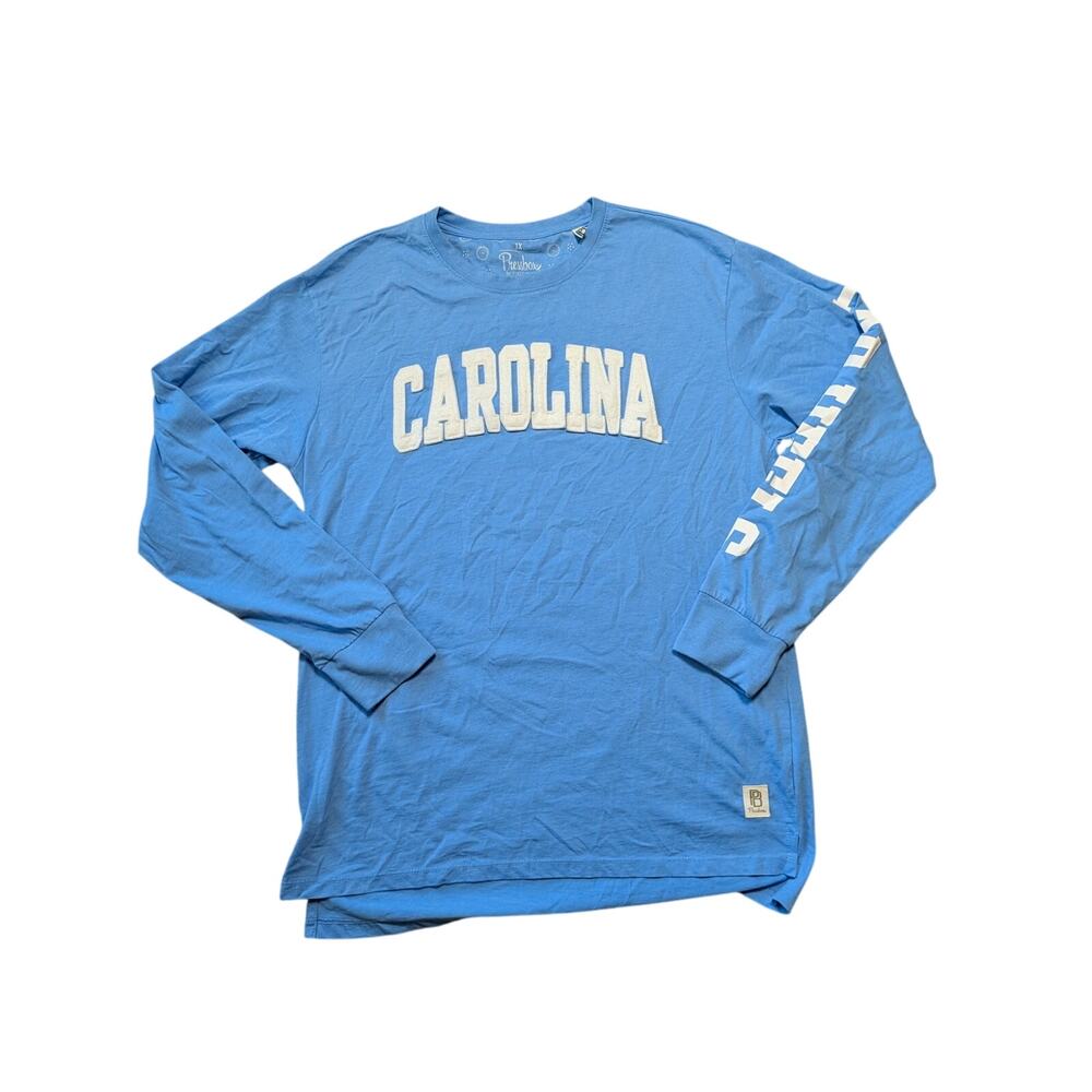 CAROLINA UNC CHAPEL HILL PRESSBOX lightweight WOMEN'S LONG SLEEVE TEE, 1X